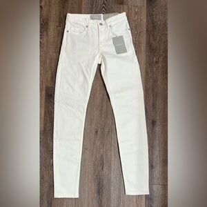 Everlane Bone White The Mid Rise Skinny Jean